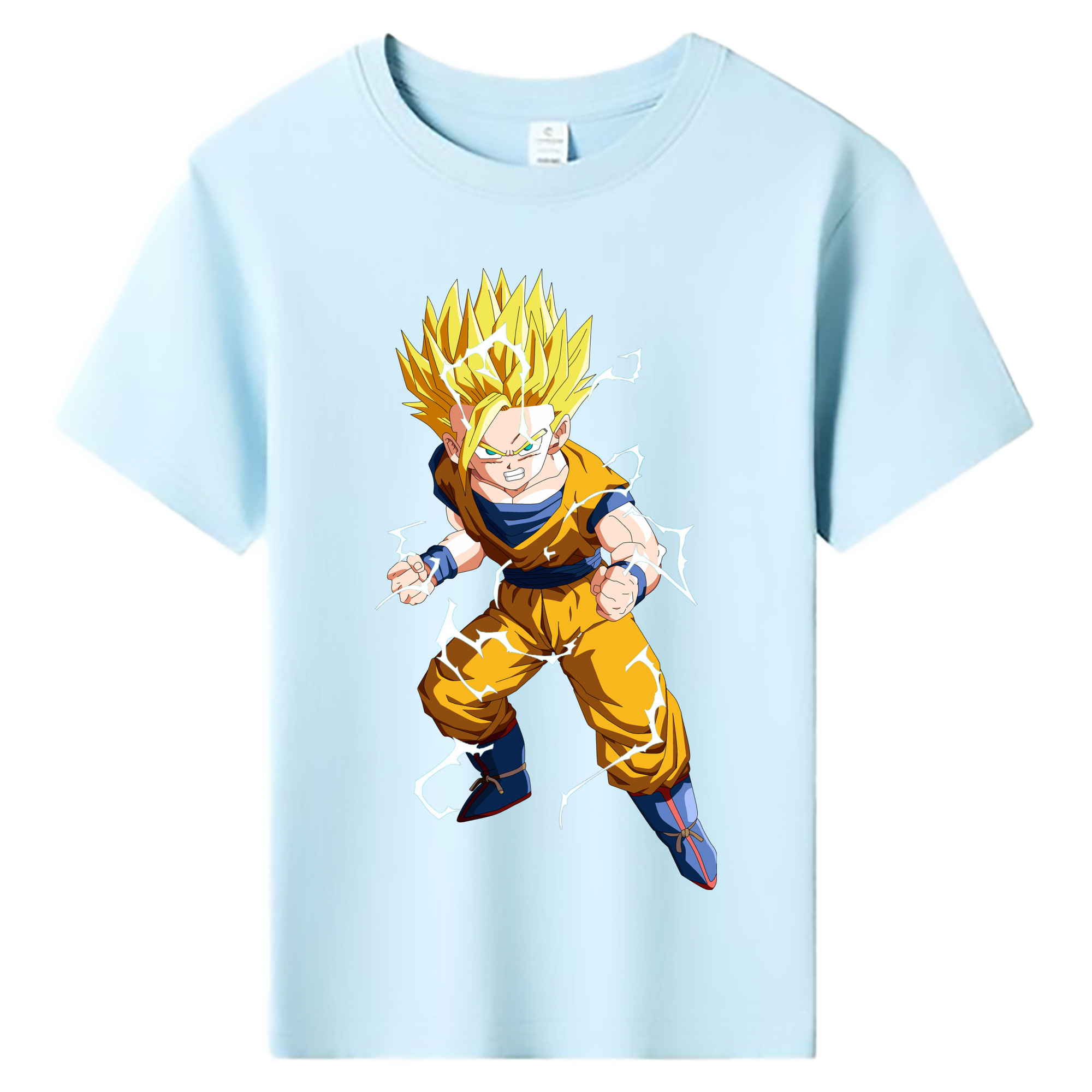 （画像用） ドラゴンボール 孫 悟飯（そんごはん）DRAGON BALL Son Gohan 綿100％キッズTシャツ（フロントプリント）